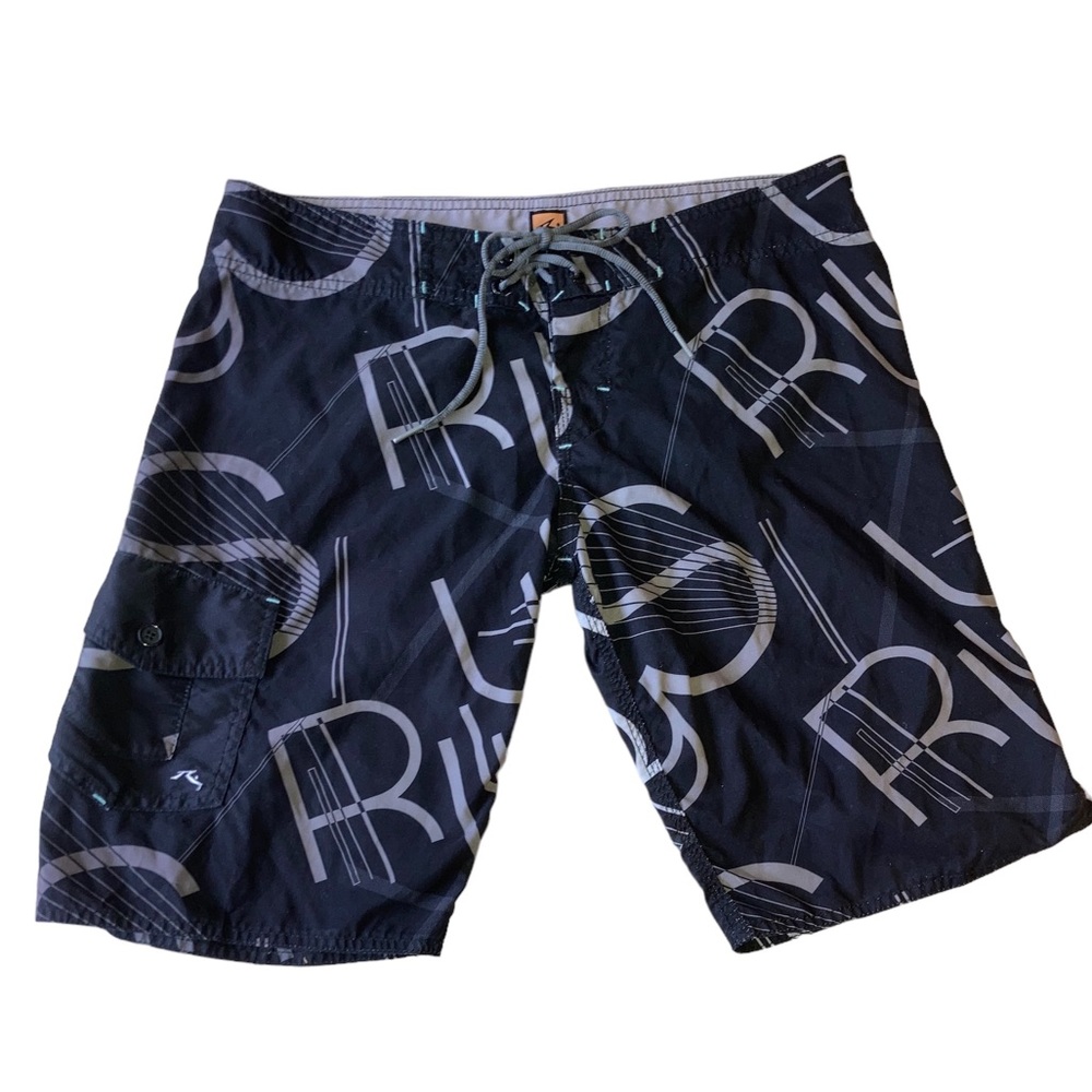Rusty Black Women’s Swim Boardshorts